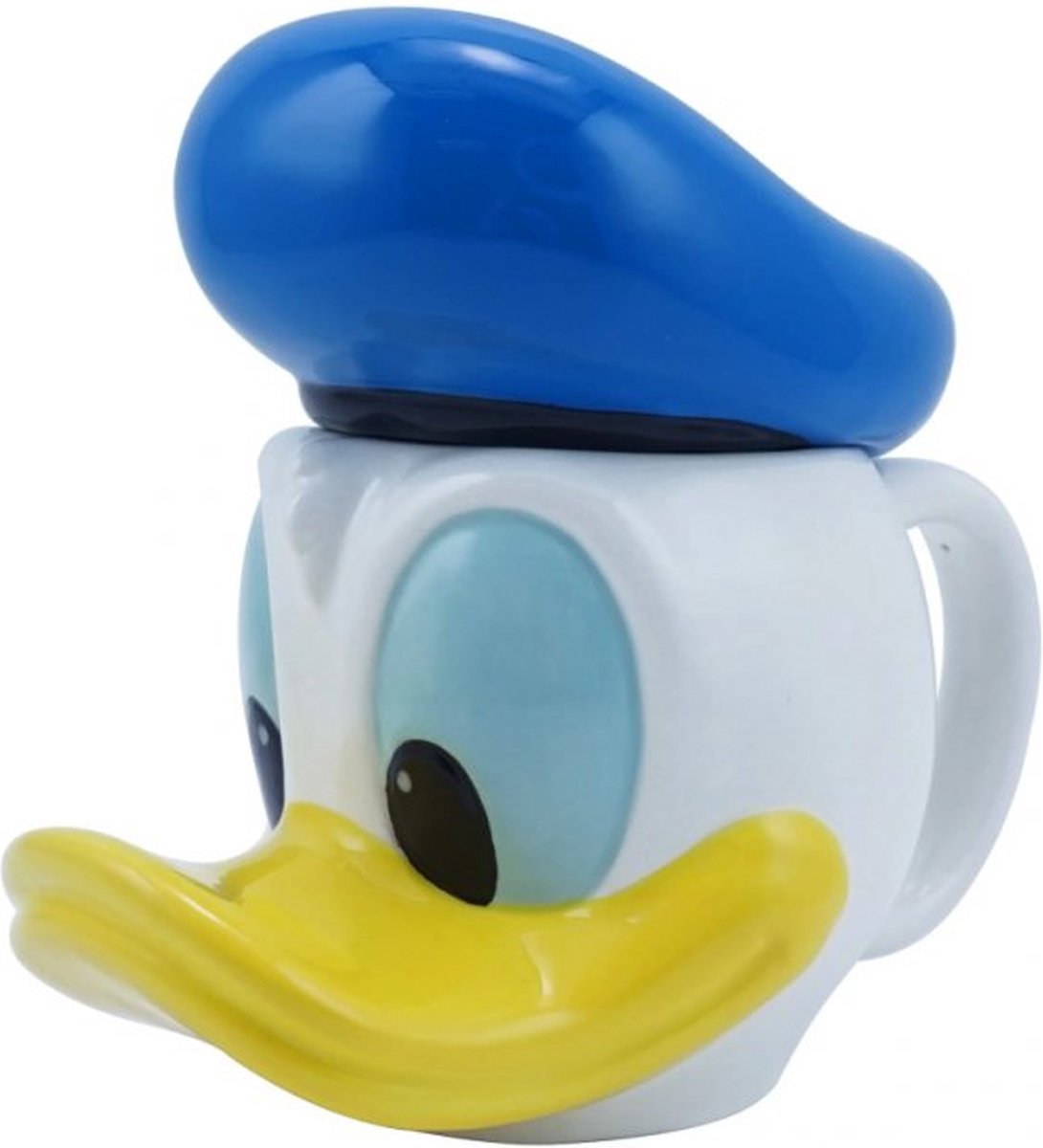 Half Moon Bay Disney - Mug en forme de Donald Duck avec couvercle - 375 ml