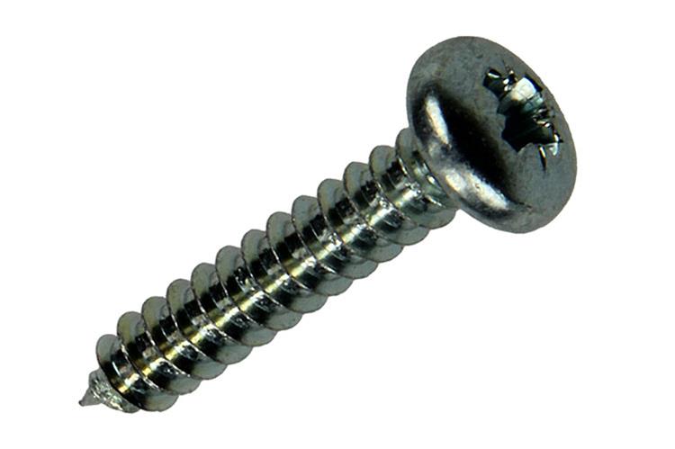 Mack 1017452 - zelftappende schroef cyl kop verz. 12st 4,8 x 25 mm | 10 stuks