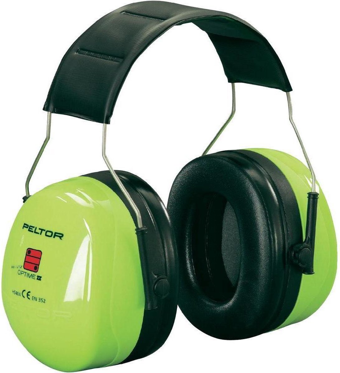 3m casque antibruit peltor h520 optime ll avec bandeau - hiviz