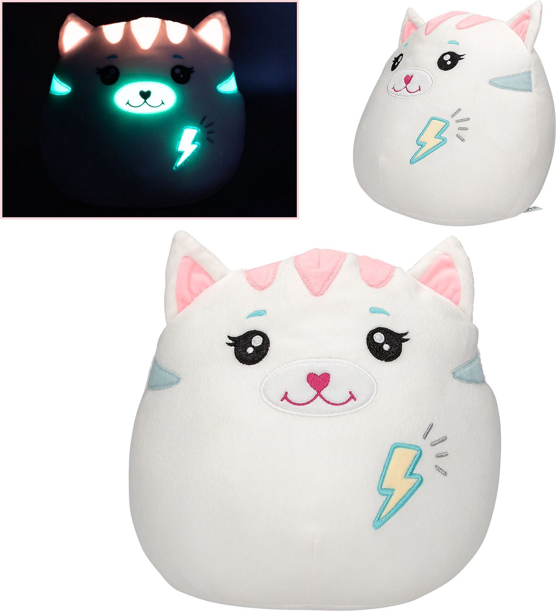 Depesche - peluche chat ylvi swoppies - 20 cm