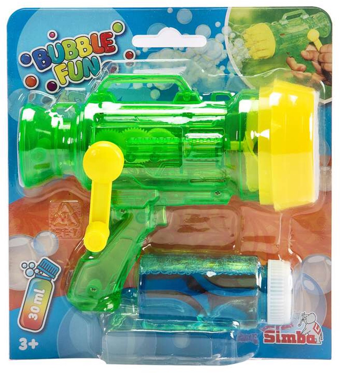Pistolet à bulles Simba bf avec manivelle
