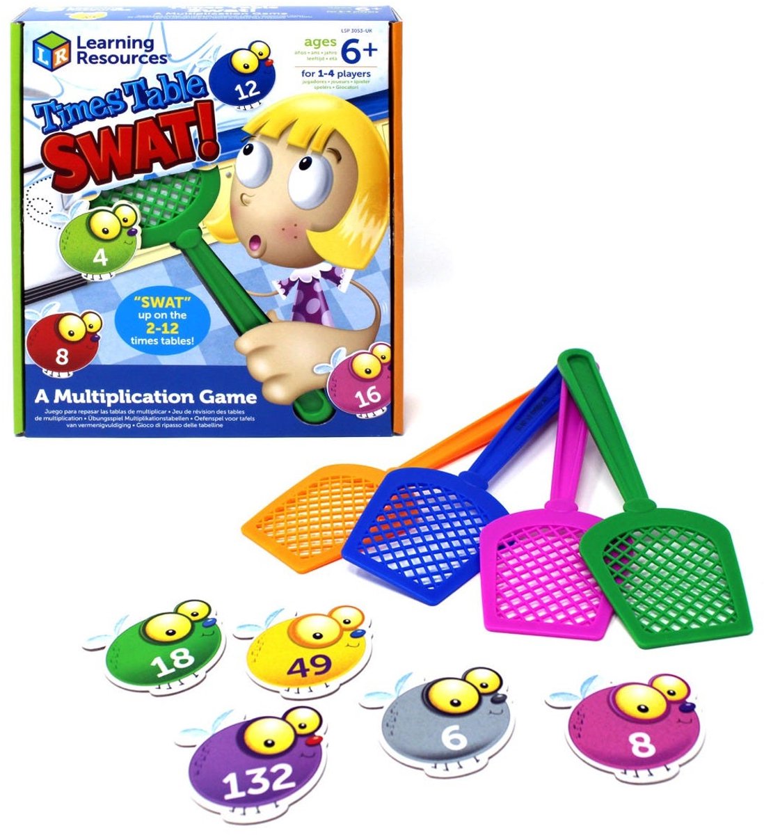 Table de multiplication des ressources d'apprentissage swat ! - 6+