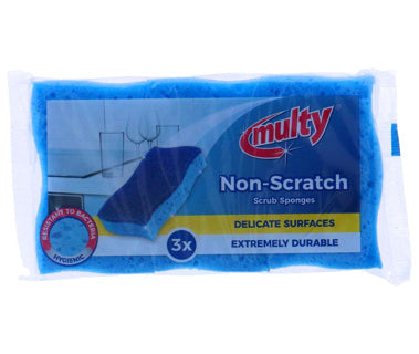 Multy tampons à récurer anti-rayures 3 pcs | 4 pièces