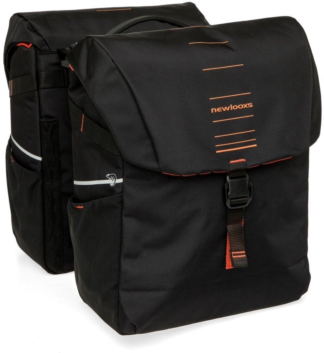 Sac Newlooxs new looxs vigo double | orange noir | objectif 2.0 | 40l
