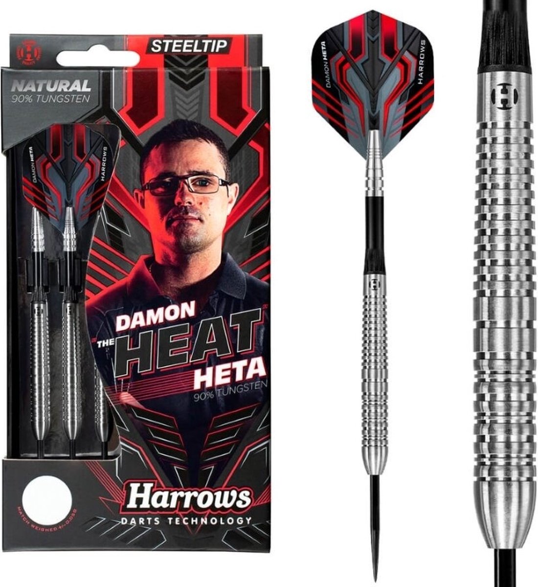 Harrows damon heta naturel 90% tungstène 25gr