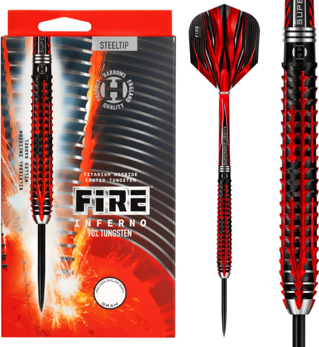 Harrows feu inferno 90% tungstène 22gr