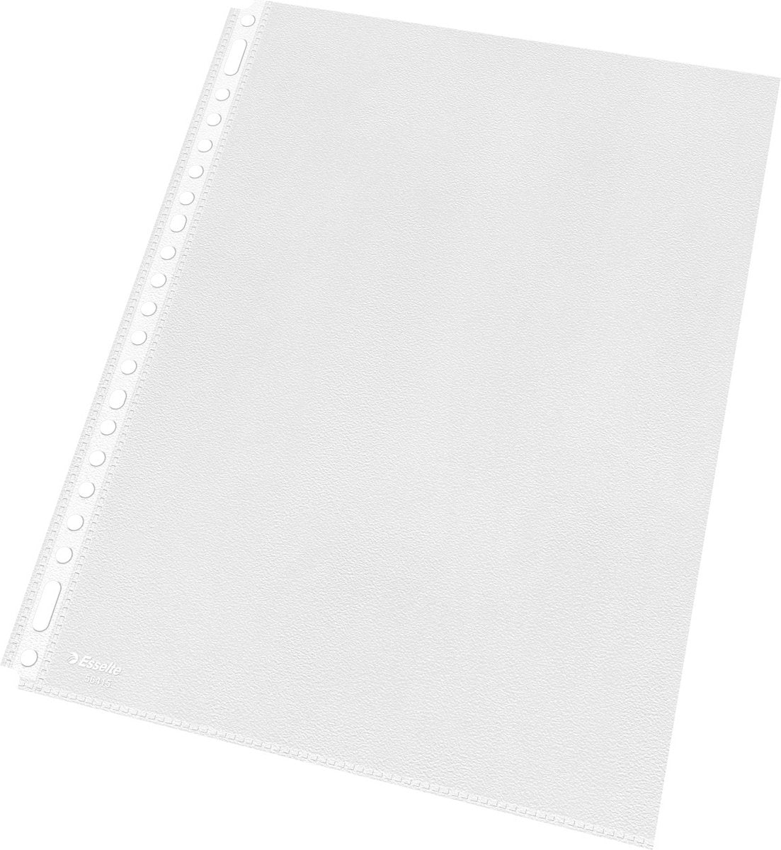 Esselte show bag a4 - 30% de matériaux recyclés pré-consommation - pp - 100 pièces - transparent
