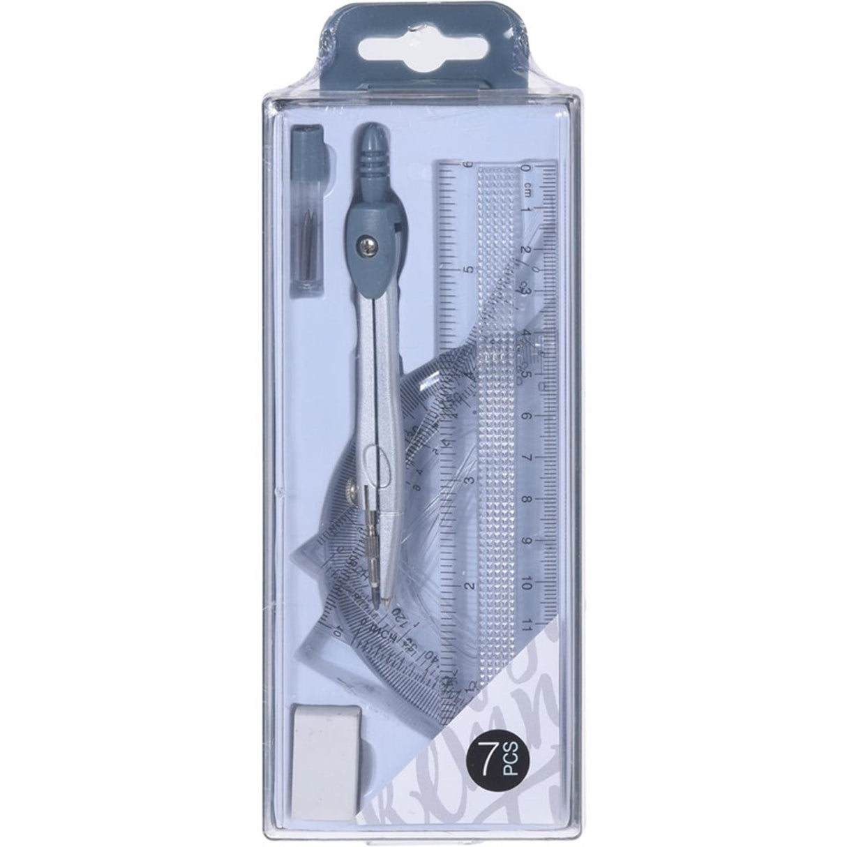 Ensemble de boussole Writewell 7 pièces en boîte