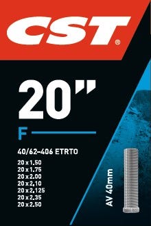 Tube intérieur CST 20 x 1,50-2,50 (40 62-406) AV 40 mm
