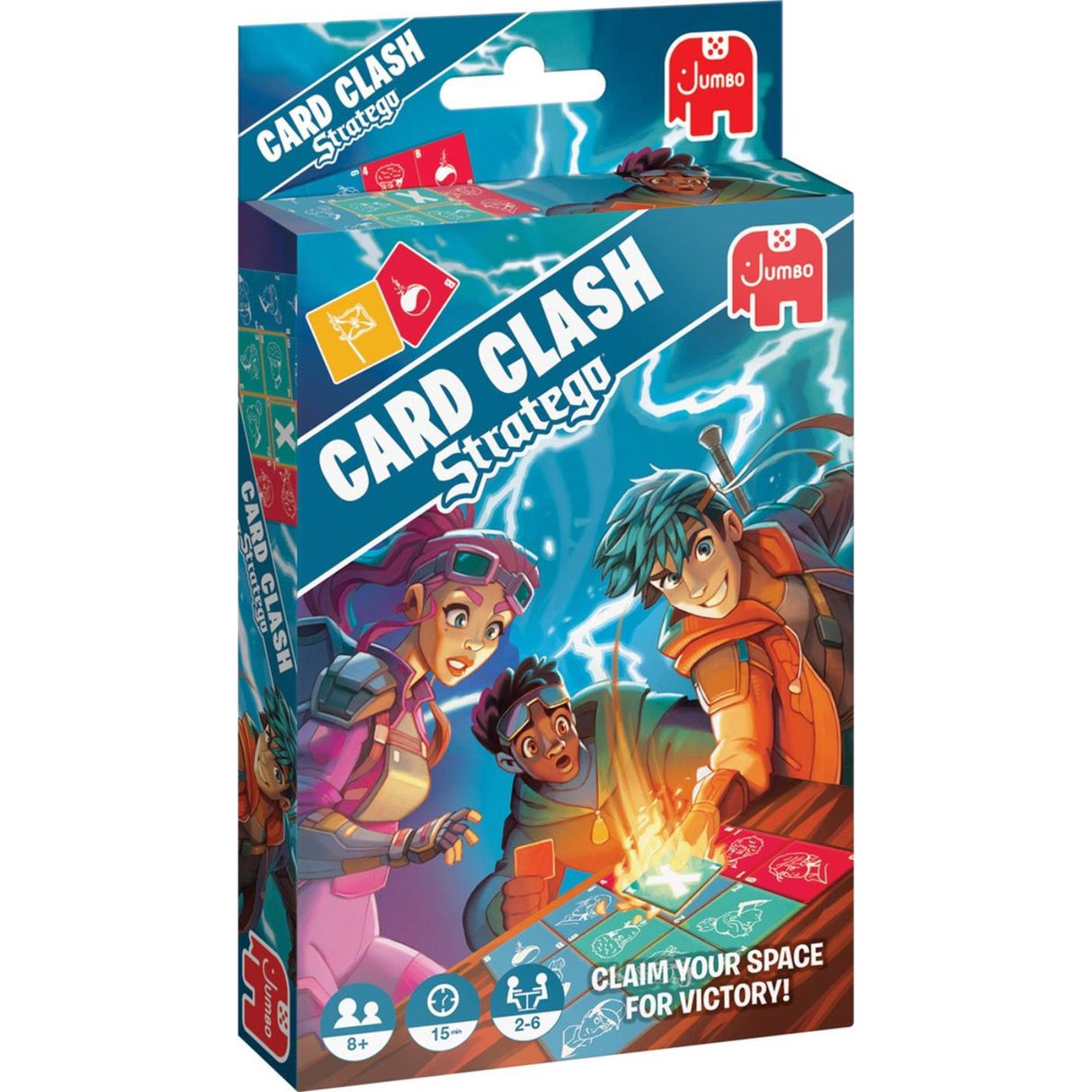 Jeu de cartes de choc de cartes Stratego Jumbo