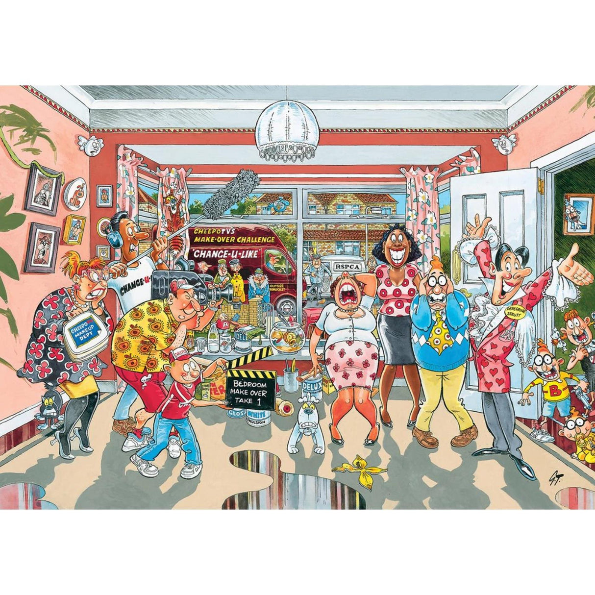 Jumbo wasgij retro original 9 puzzle - petite rénovation, 1000 pcs.