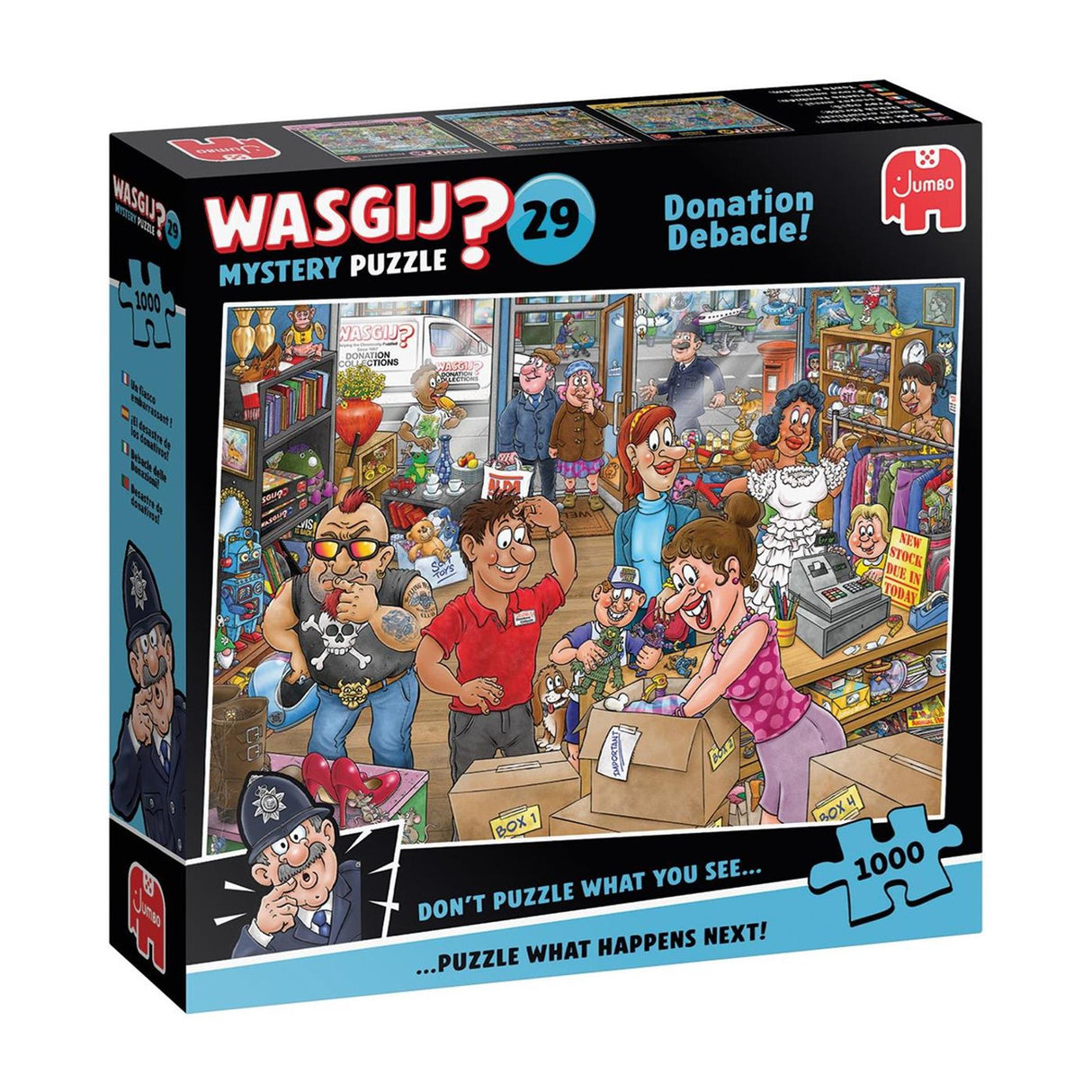 Jumbo wasgij mystère 29 - débâcle des dons ! - 1000 pièces.