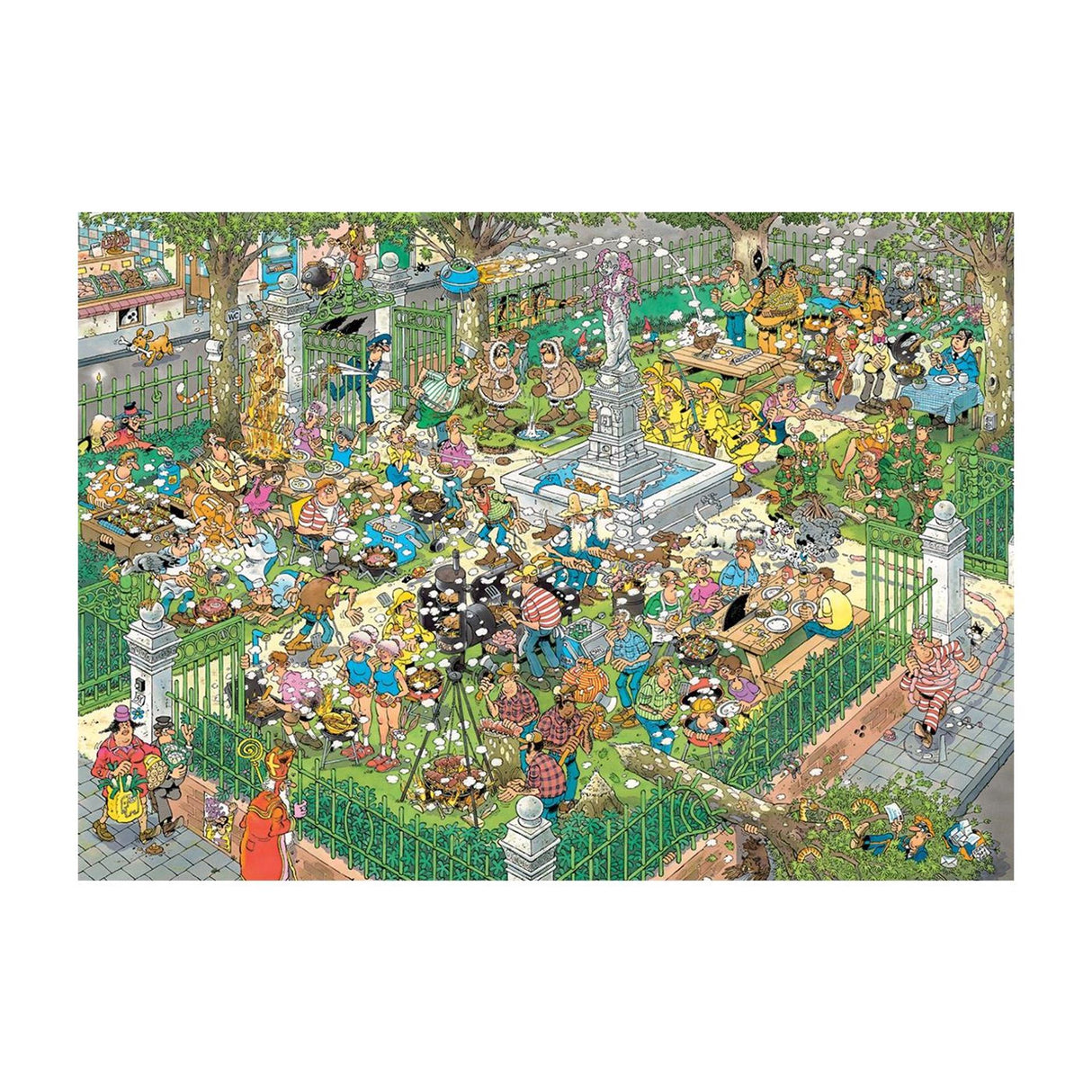 Puzzle géant de Jan van Haasteren Fête barbecue JVH ! 1000 pièces