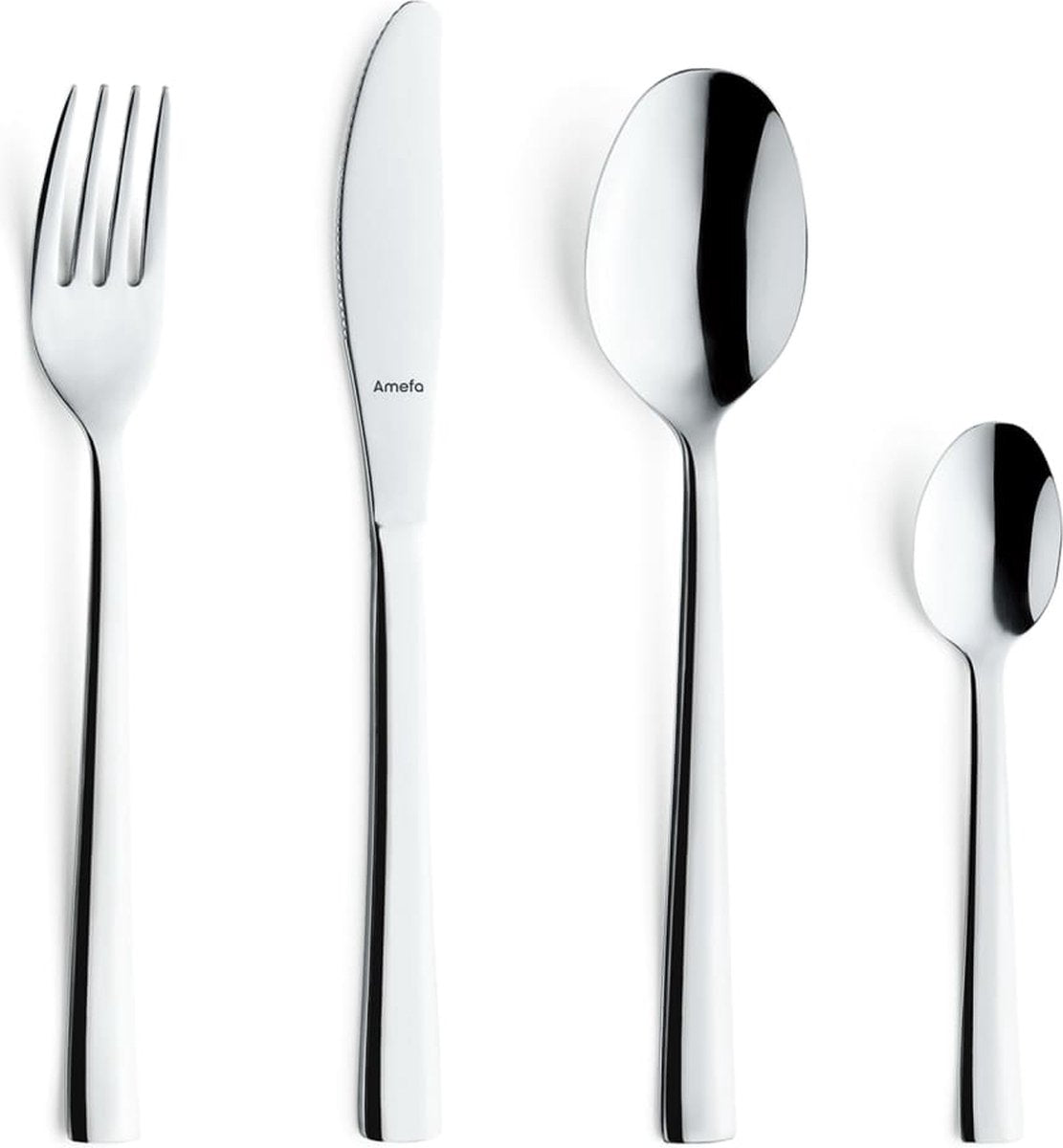 Amefa Amefa Couvreurs de 24 pièces Set Padova High-Gloss Silver Colored