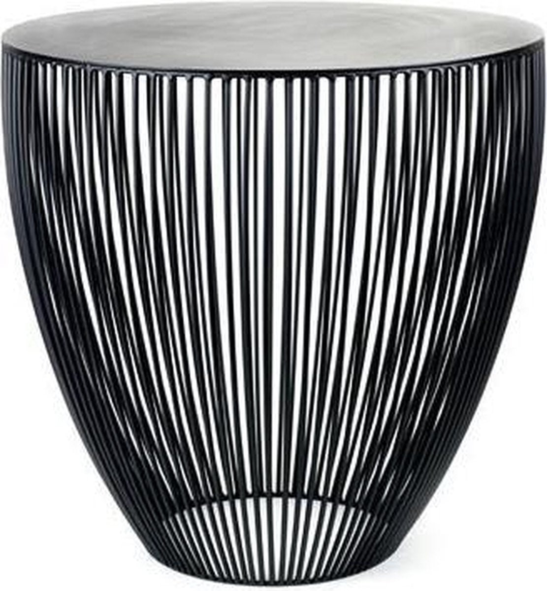Serax - sculptures métalliques antonino sciortino - table d'appoint l - noir - 50 ø