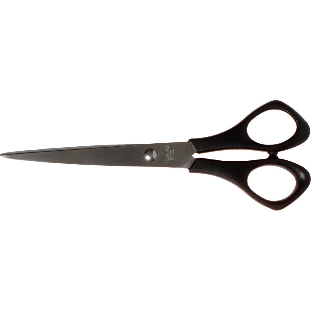 Ciseaux scolaires Creativ Company, L: 16 cm, pointus, droitier, 1 pièce
