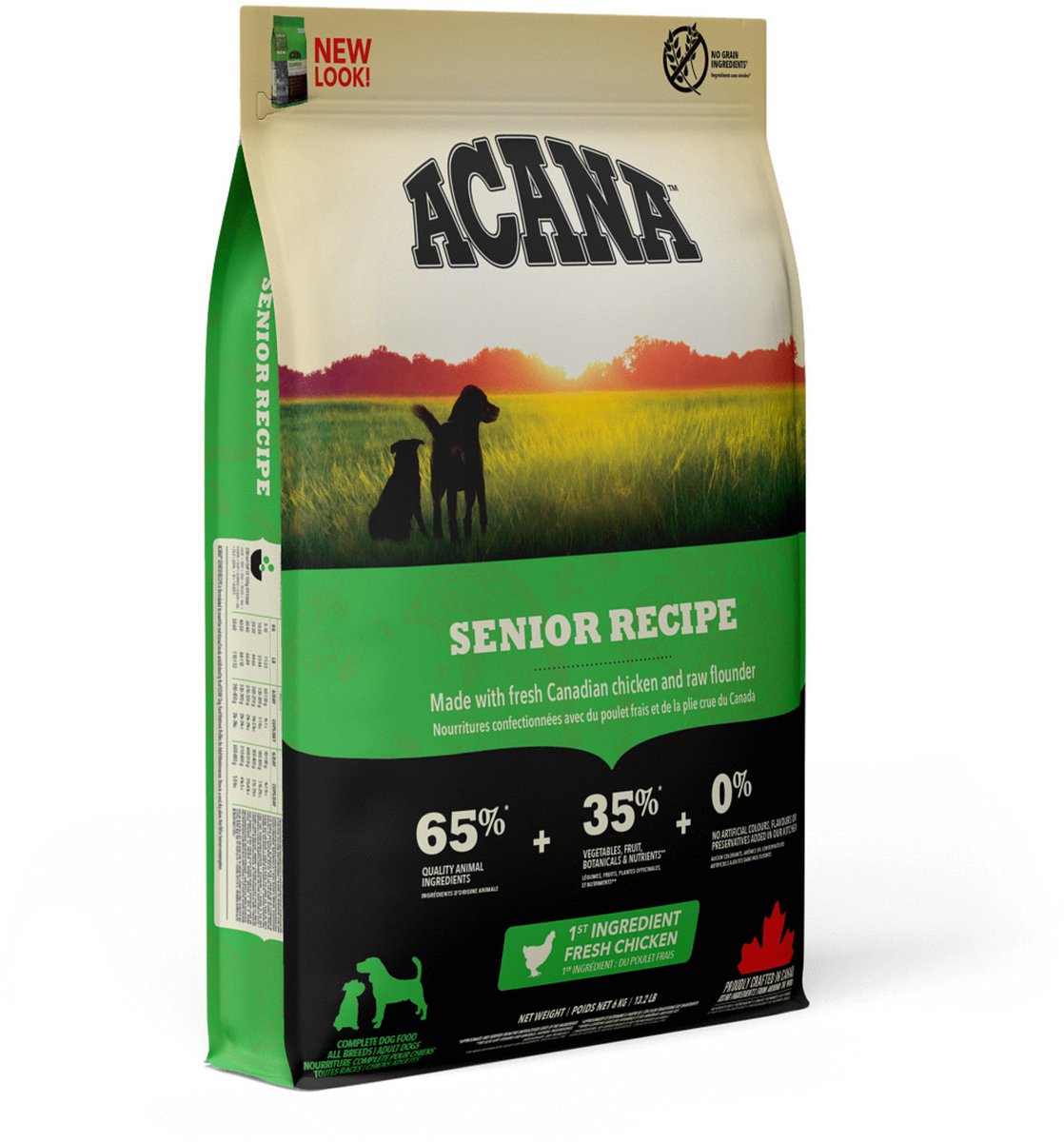 Héritage de chiens seniors Acana