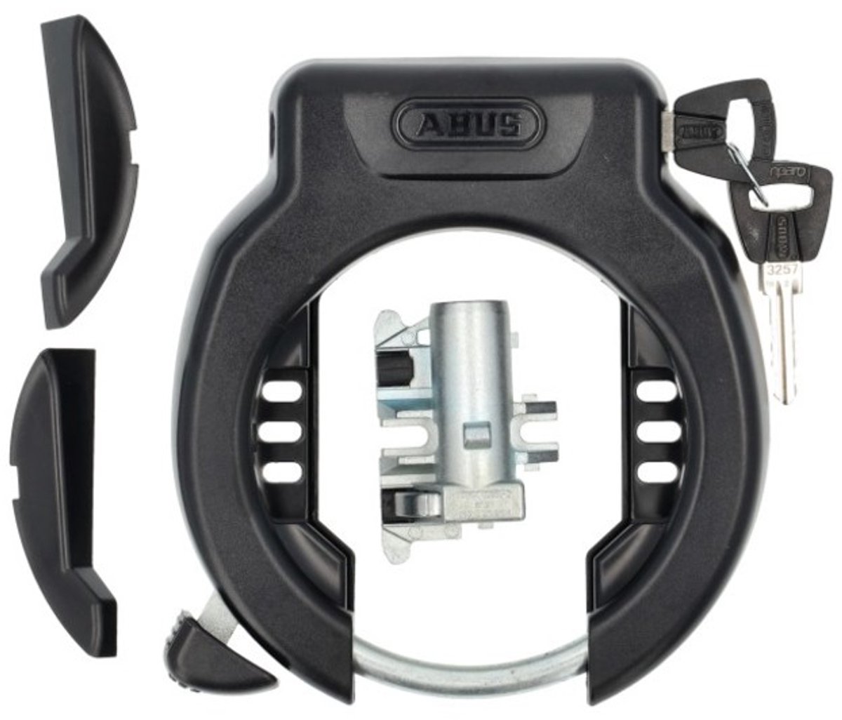 Bouclier de verrouillage de cadre Abus 4750 slr + verrou de batterie bosch dt3 t83 (rétractable)