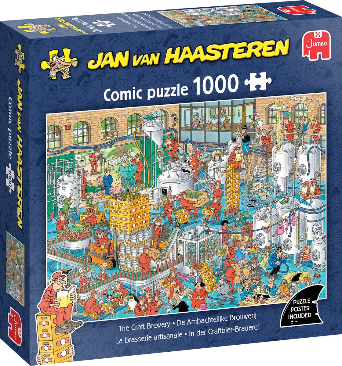 Jan van Haasteren Pluzzle - La brasserie traditionnelle, 1000st.