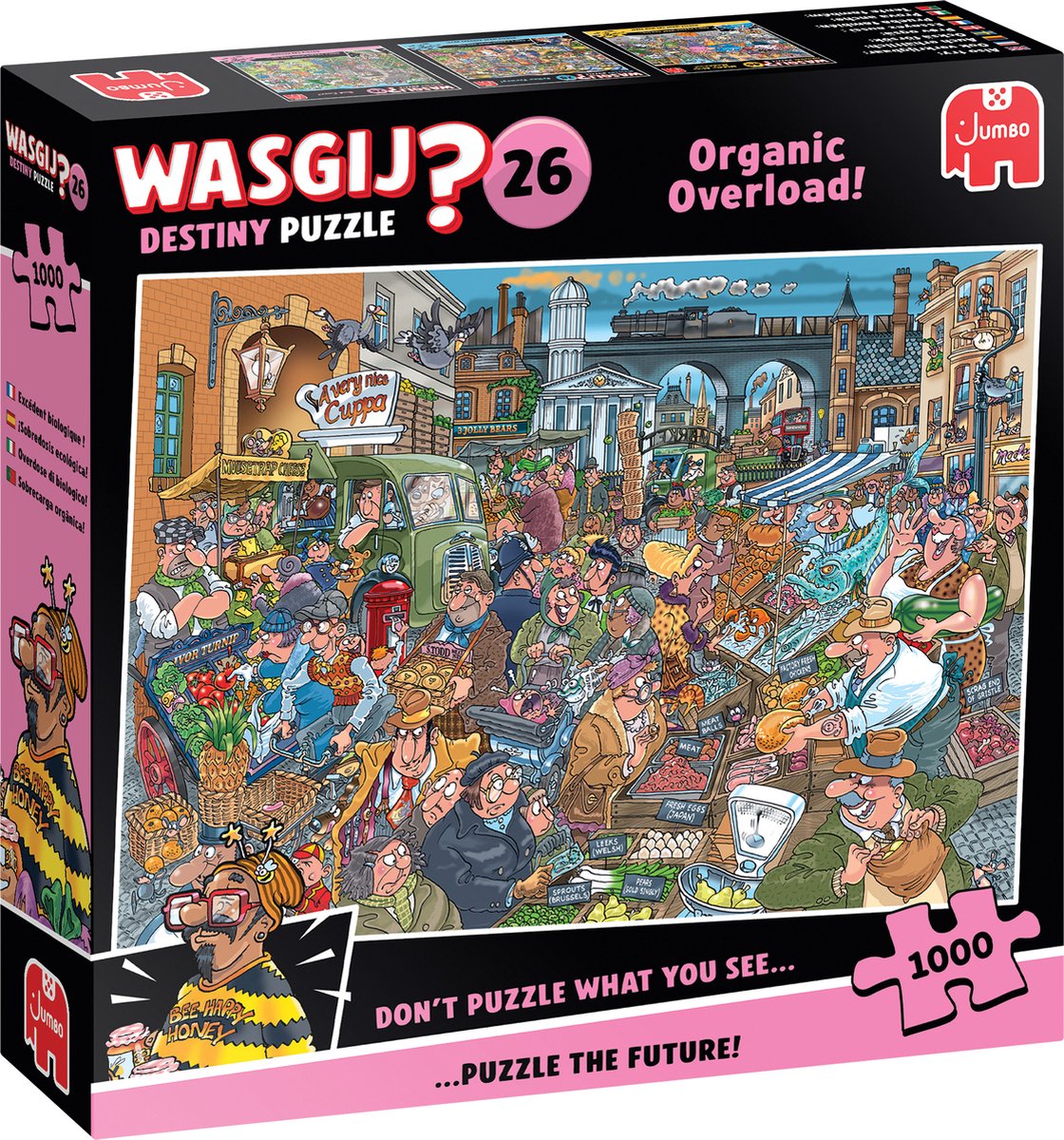 Puzzle Jumbo Wasgij Destiny 26 - débordant de bio !, 1000 pcs.