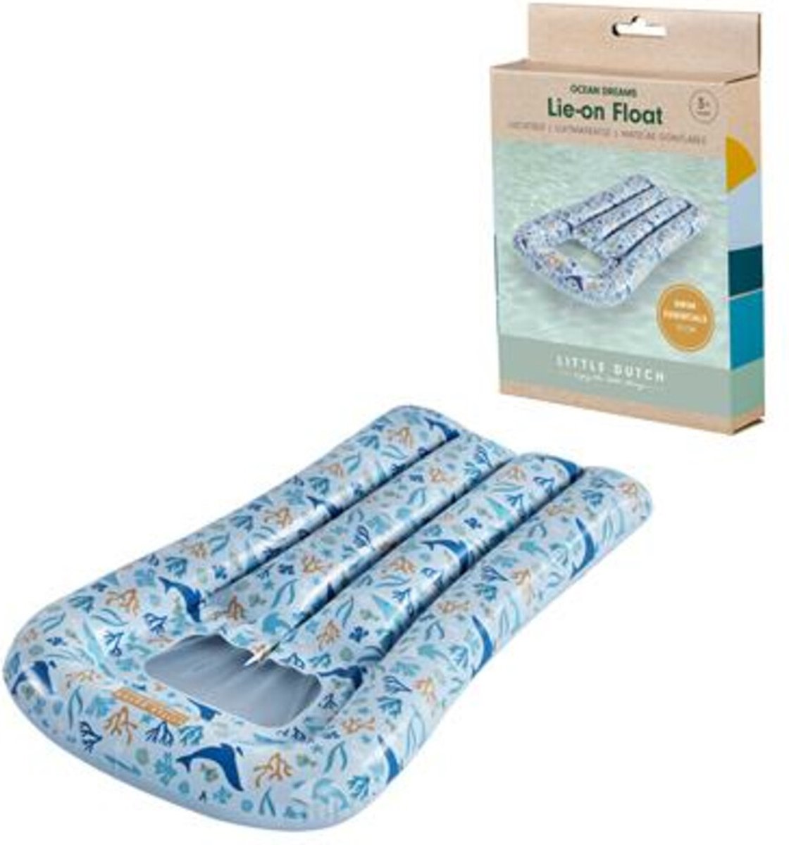 Matelas pneumatique Little Dutch Ocean Dreams bleu