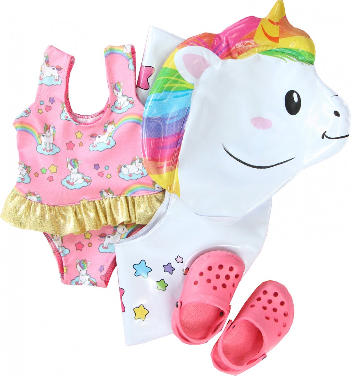 Heless poupée ensemble de natation licorne, 35-45 cm