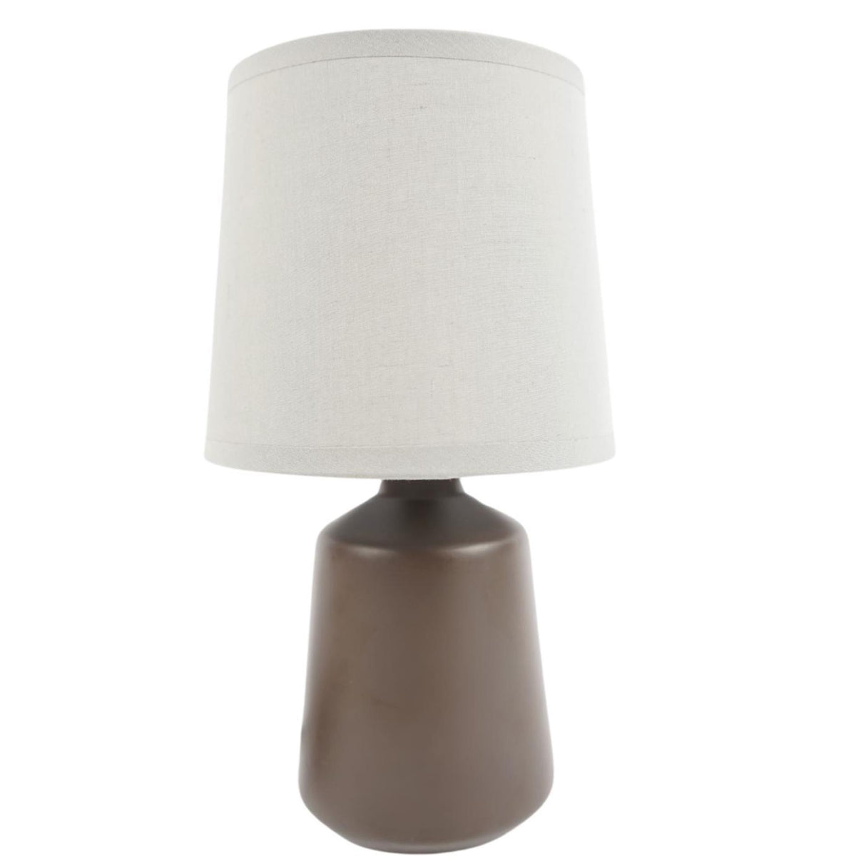 Lampe de table en céramique marron 27cm