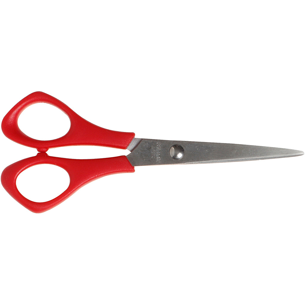 Ciseaux scolaires Creativ Company, L: 14 cm, pointus, gauchers, 1 pièce
