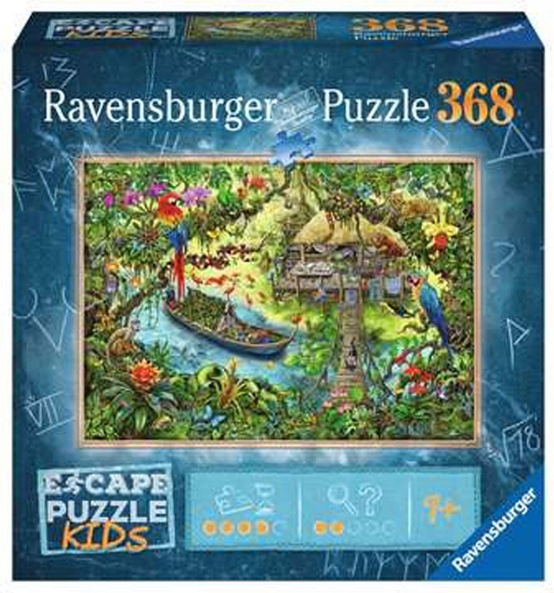 Ravensburger puzzle d'évasion enfants jungle - 368 pièces