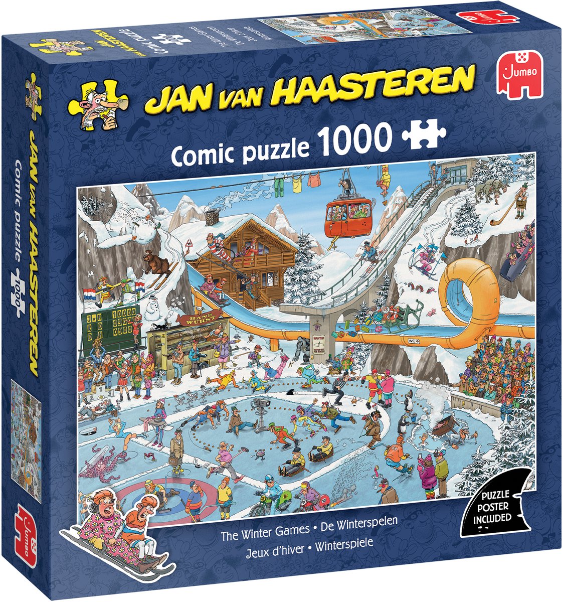 Puzzle Jan van Haasteren - jeux d'hiver, 1000 pcs.