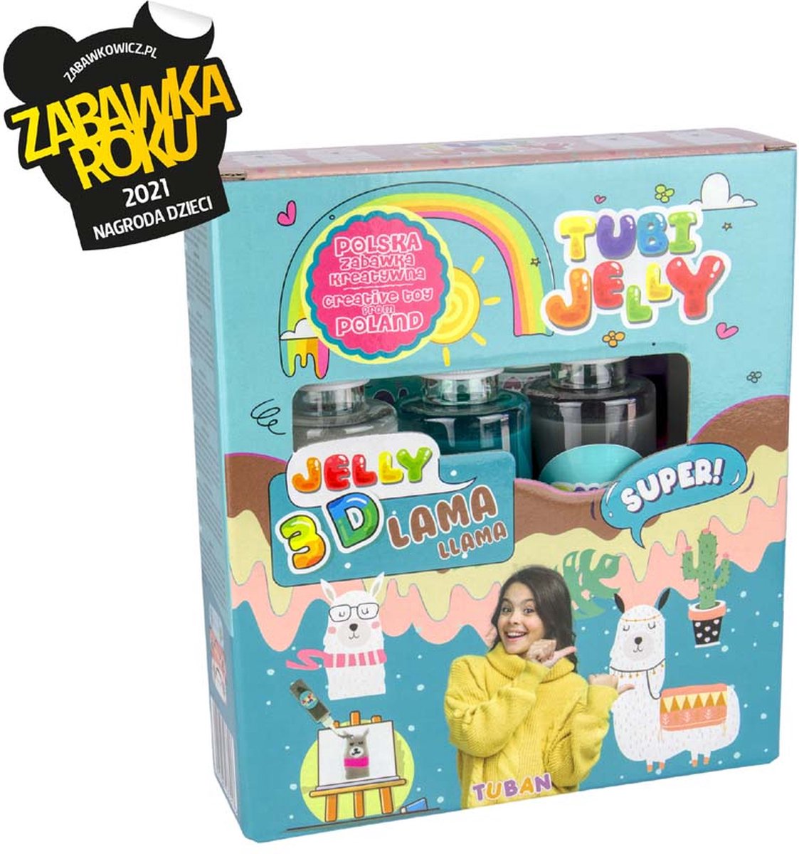 Tuban - set de gelée de tubi avec 3 couleurs – lama