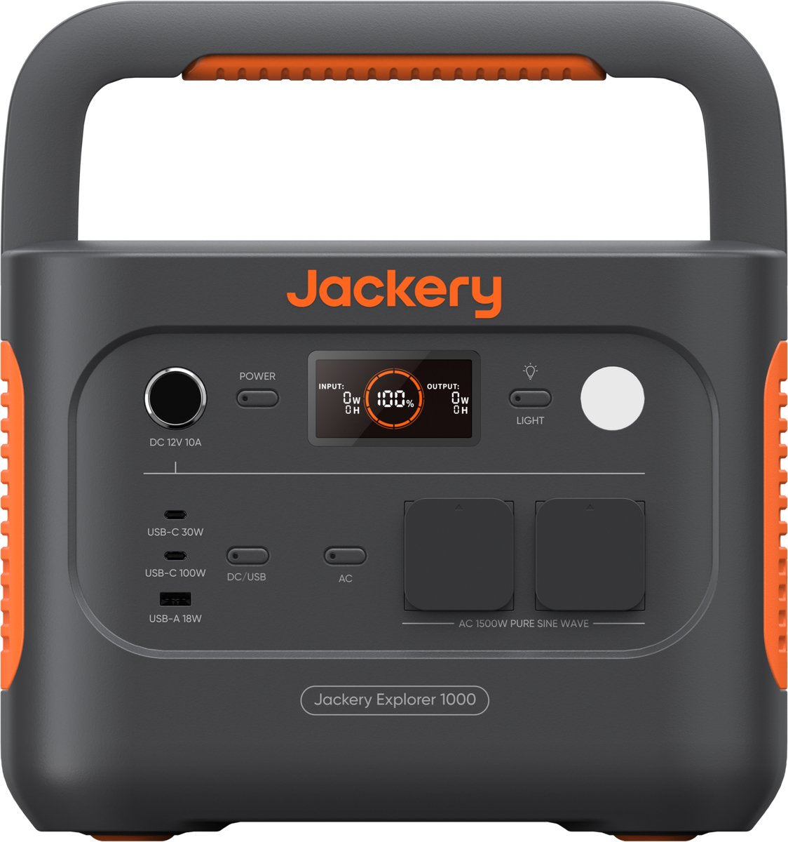 Jackery - explorer 1000 v2 - centrale électrique portable - centrale électrique portable - 1070wh 1500w - batterie lifepo4 - sortie avec 6 connexions usb-c a ac dc - charge rapide 1h - générateur solaire pour extérieur, camping, urgences