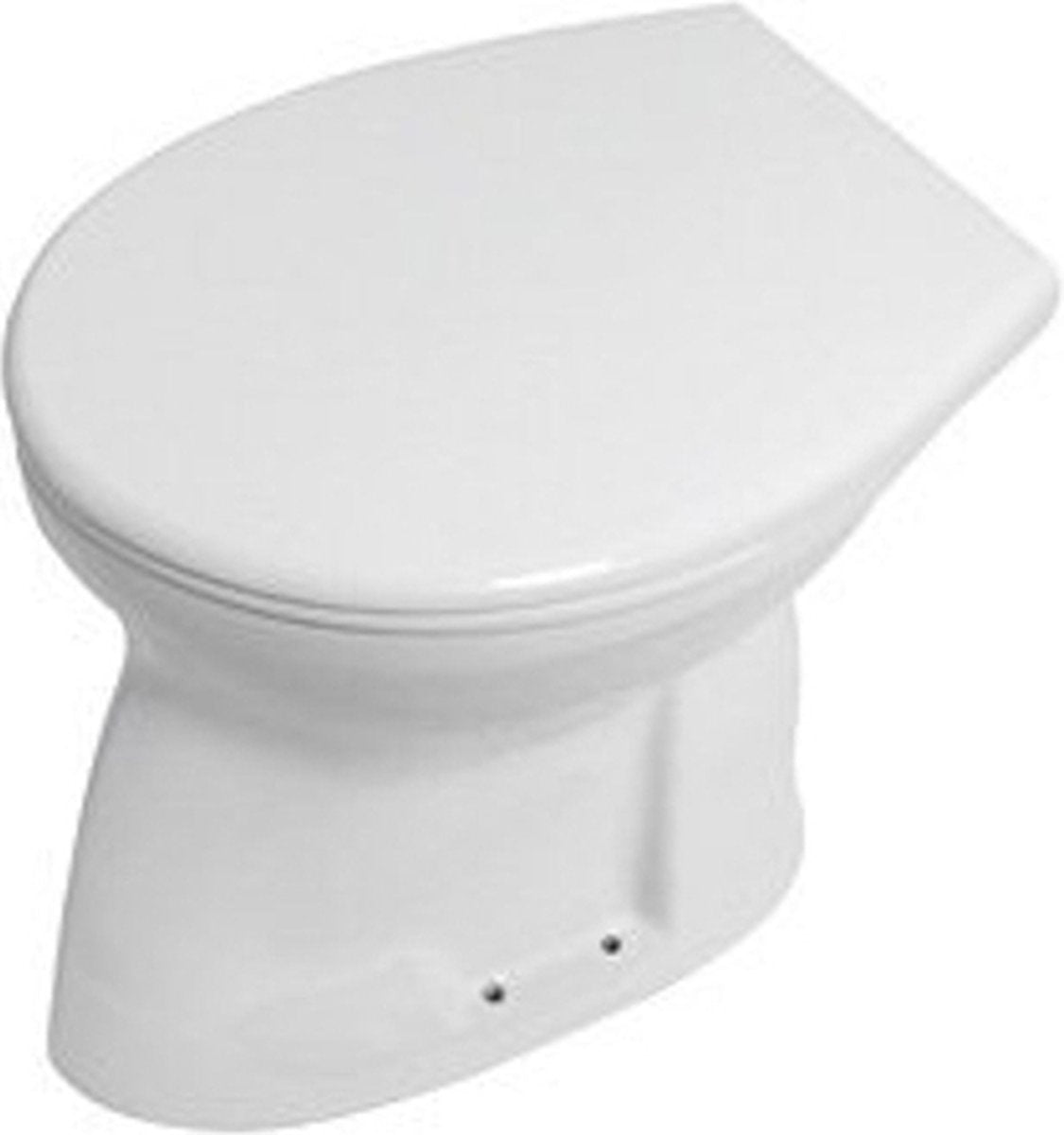 Plieger brussels cuvette de toilette à chasse plate ao 35,5x46,5cm blanc