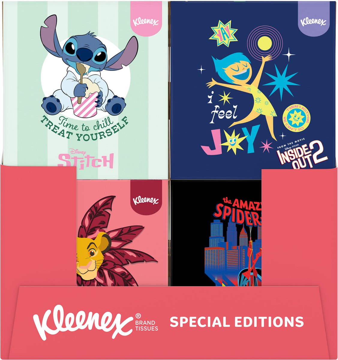 Mouchoirs Kleenex - Collection Disney - 12 x 48 mouchoirs - pack économique