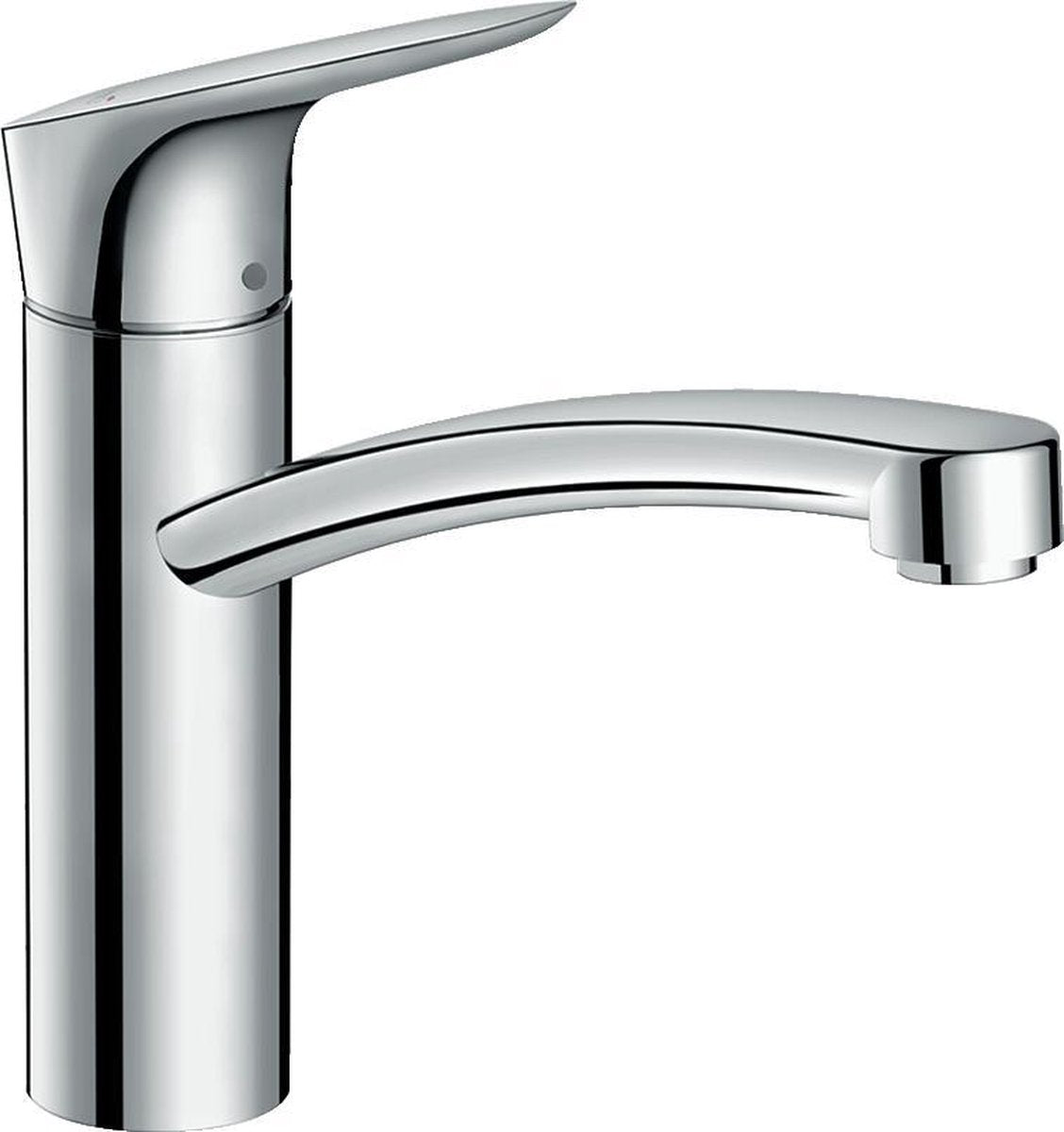 Hansgrohe logis m31 - mitigeur de cuisine - commande à levier unique - démarrage à froid à économie d'énergie - 160 mm - chrome