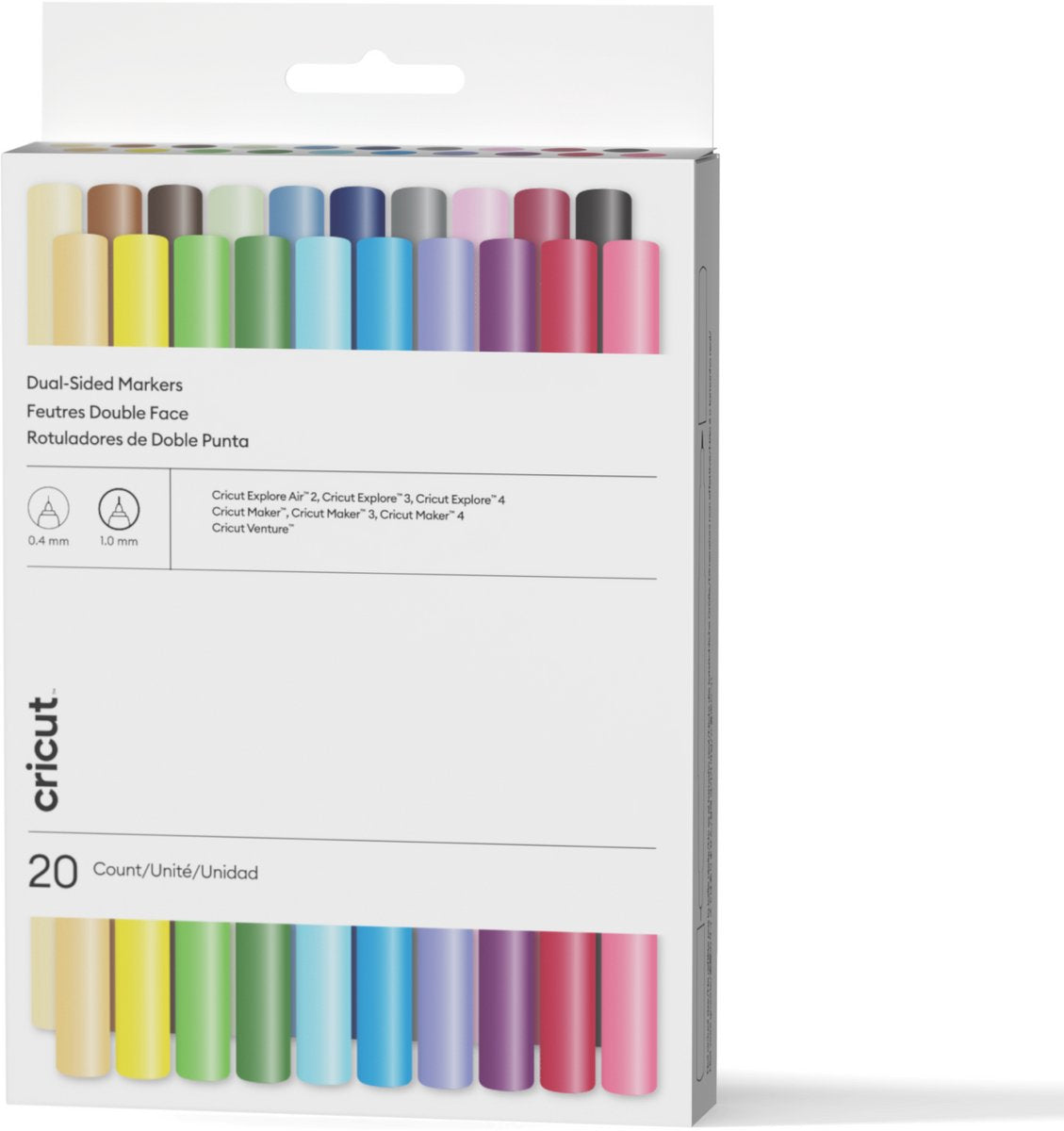 Marqueurs à double pointe Cricut™ – ultimes (20 pièces)