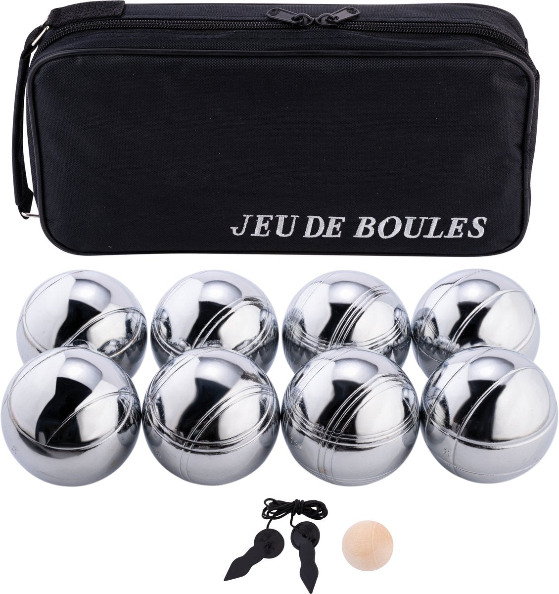 Jeu de boules Engelhart Longfield 8 boules métalliques en sachet