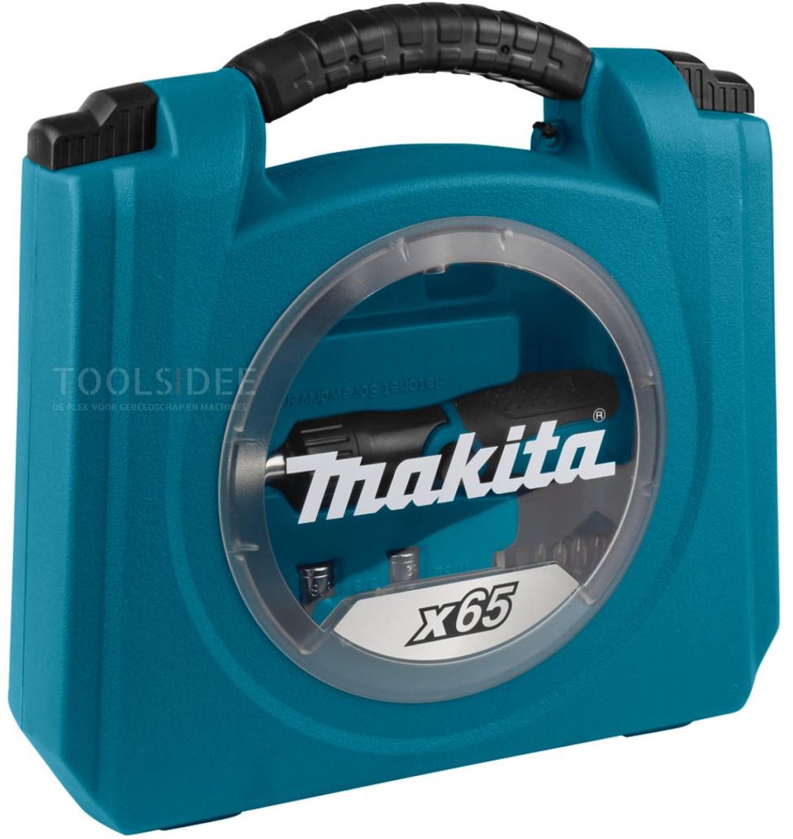 Makita d-42020 jeu d'embouts à vis à douille à cliquet 65 pièces en étui