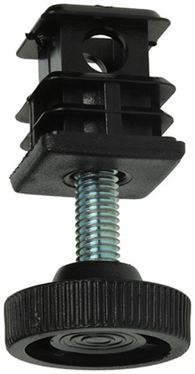 Mack 1047774 - regelbare insteekdop zwart 25 x 25 mm 2 st pcs | 6 stuks