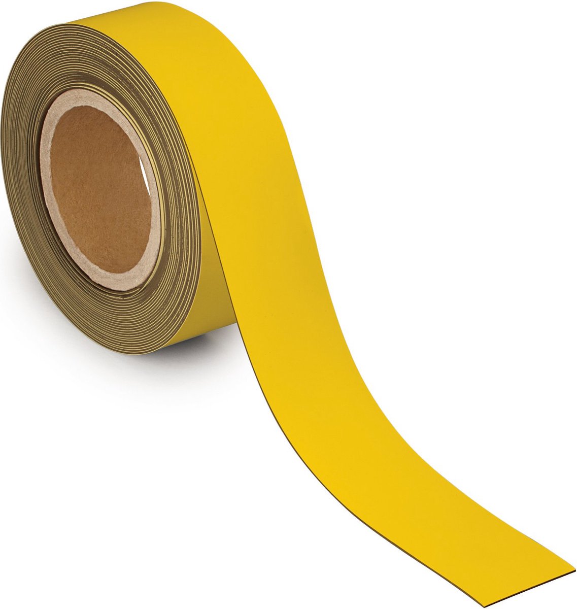 Bande magnétique Maul - jaune - métal - inscriptible - 1 pièce - 10 m x 50 mm x 1 mm