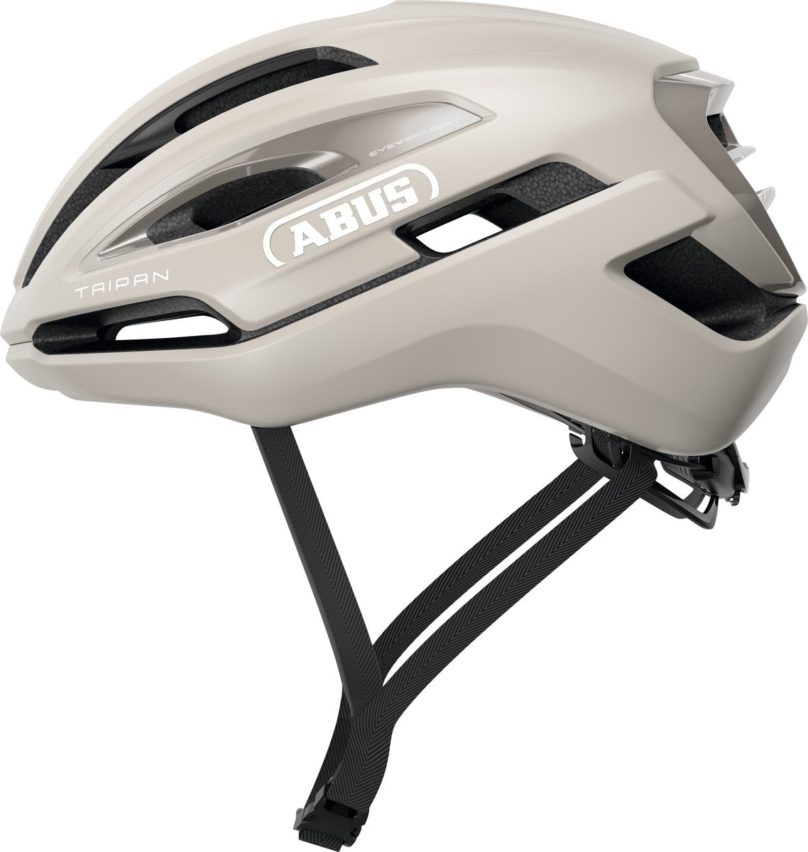 Casque de vélo Abus Taipan Sand Beige S - 51-55 cm - beige - adapté pour une utilisation sur les vélos de gravel - 255 g