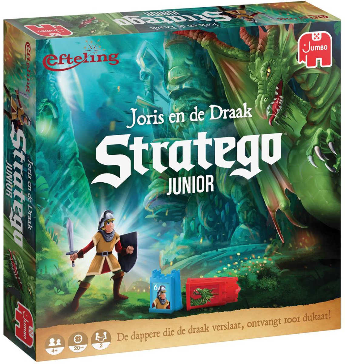 Stratego jumbo junior Joris et le jeu de société dragon