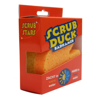 Éponge gommage canard salle de bain