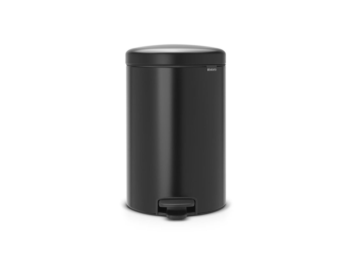 Brabantia poubelle à pédale newicon 20l noir