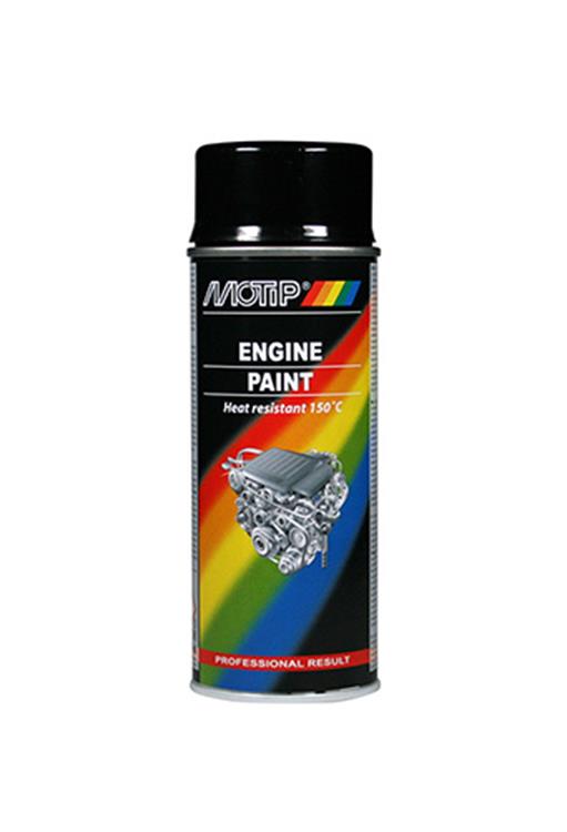 Peinture du bloc moteur Motip noir