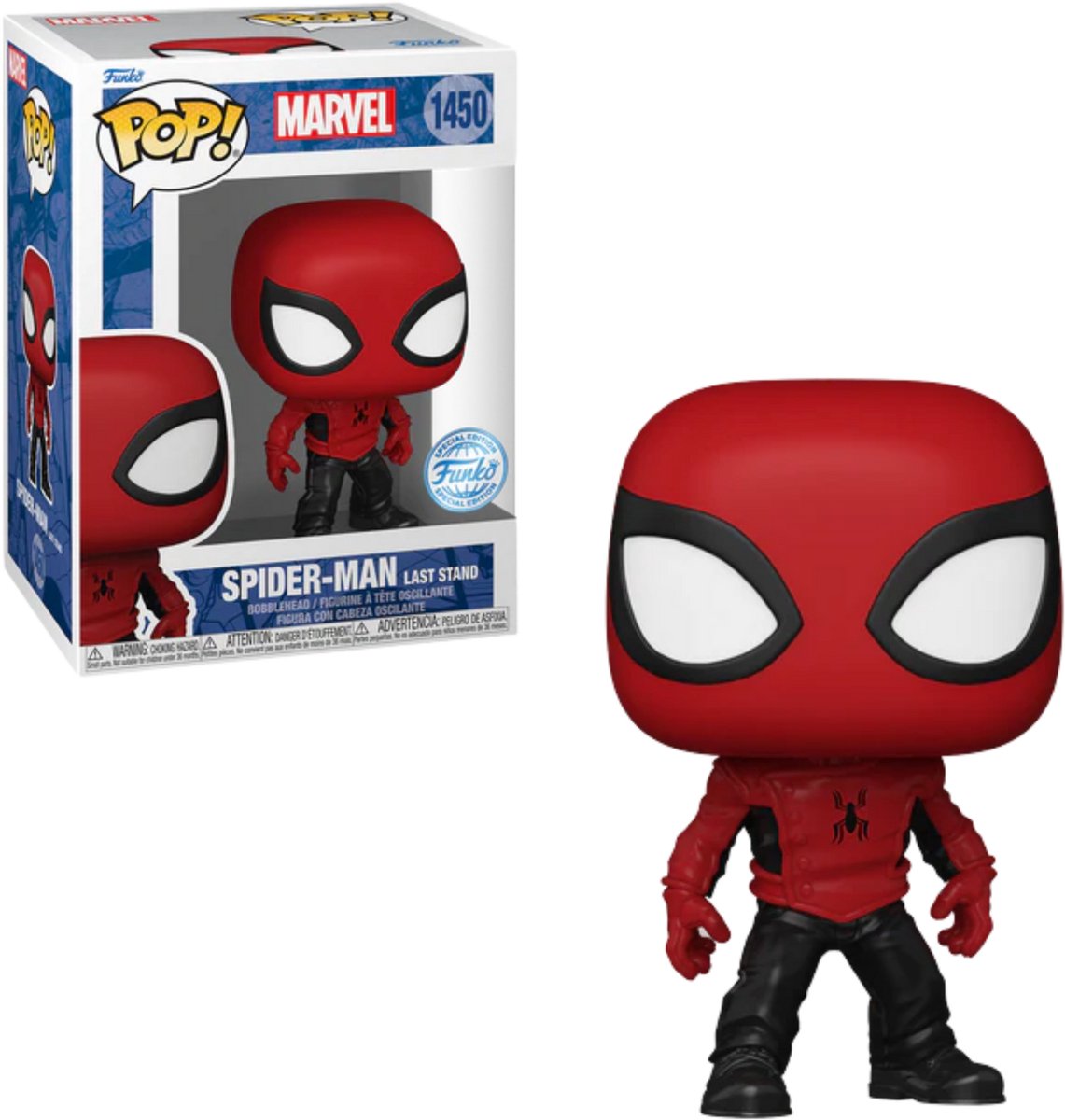 Funko-pop ! Marvel : Spider-Man Last Stand #1450 px exclusif