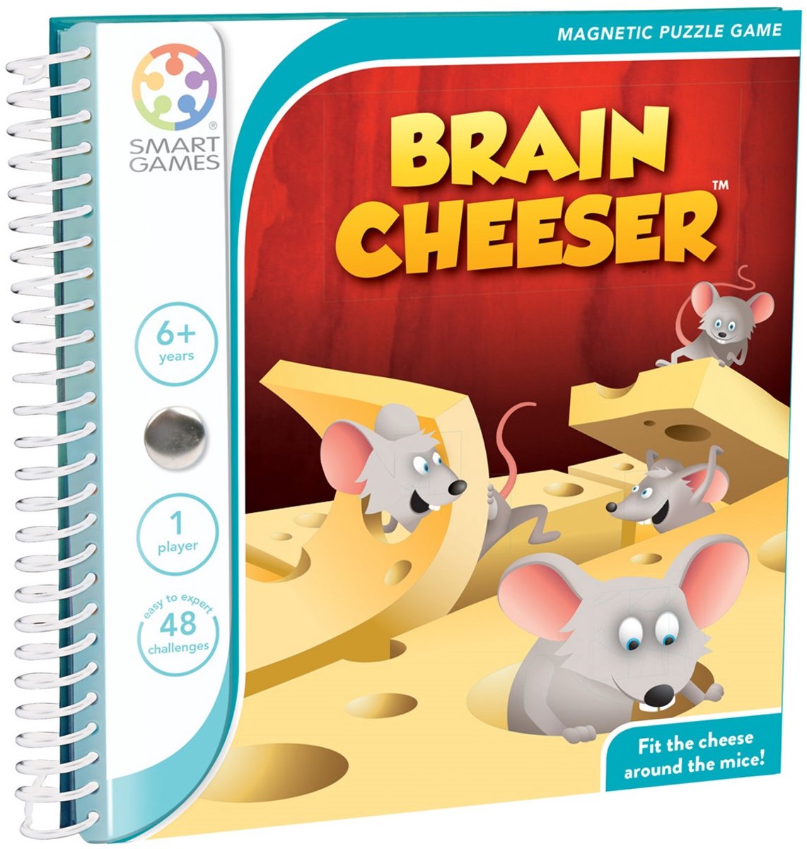 Smartgames brain cheeser - jeu de pensée magnétique