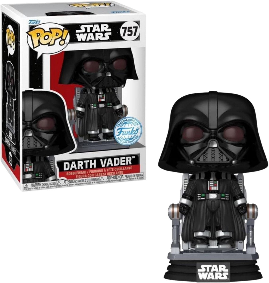 Funko-pop ! Star Wars - Dark Vador #757 Édition Spéciale Exclusive