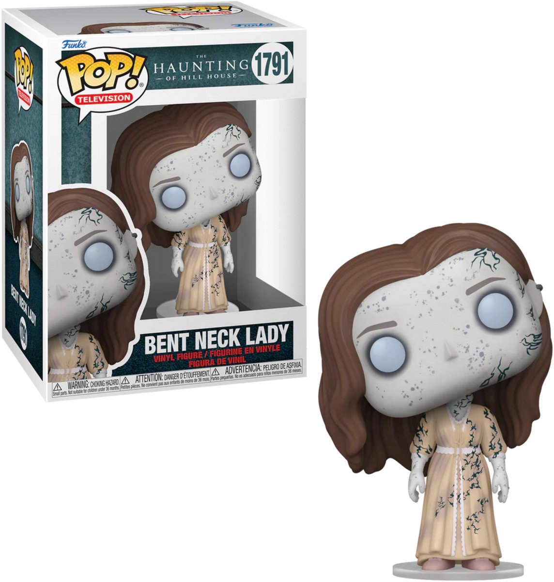 Funko-pop ! télévision : la hantise d'une maison de colline - dame au cou plié #1791