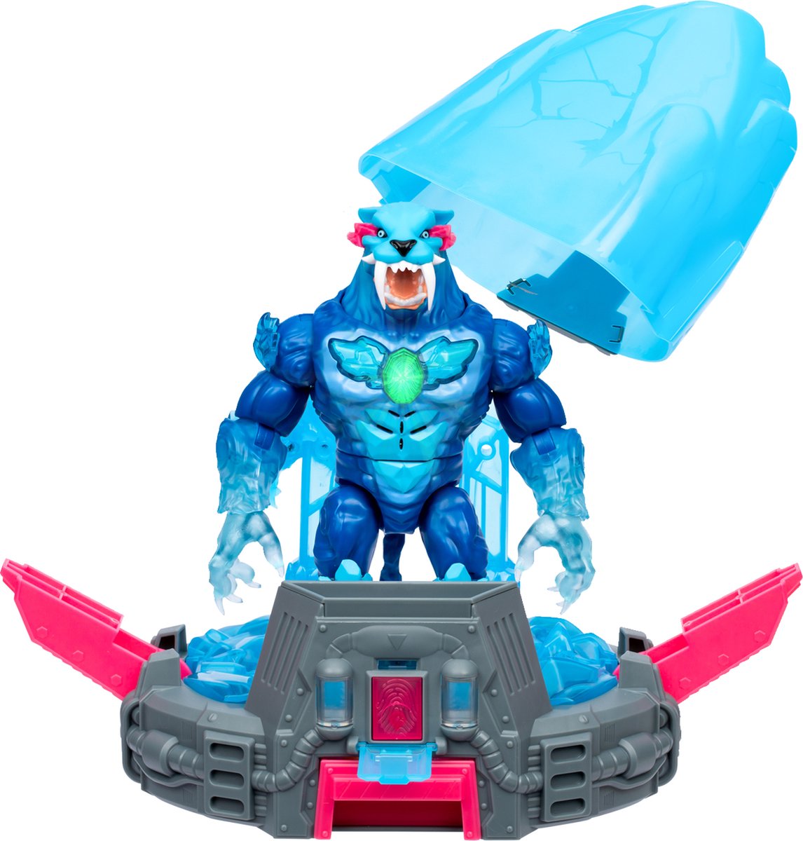 Ensemble de jeu de figurines d'action Spectron Mrbeast Lab Cryo Lab